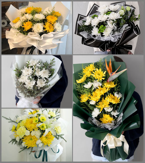 广东梅州市丰顺县八乡山镇小溪村白事花束代送